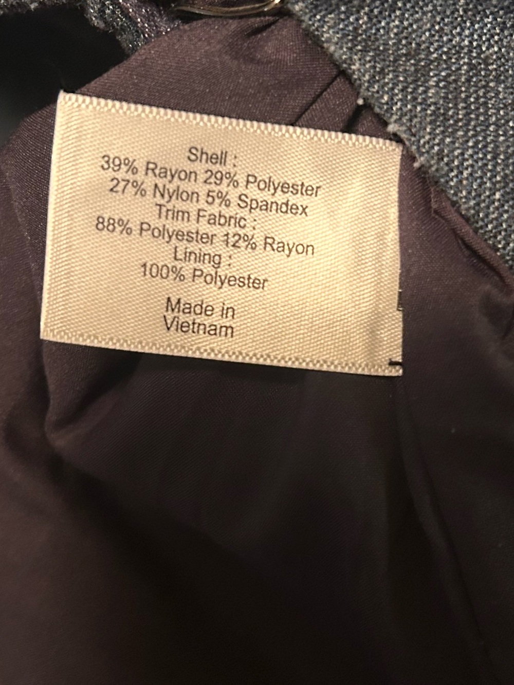 Lane Bryant Blue and Gray Open-Front Blazer - Picture 5 of 5